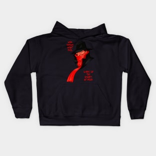 Who Knows What Evil Lurks In The Hearts Of Men? Kids Hoodie